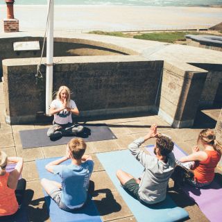 Yoga class