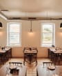 Large bright dining room